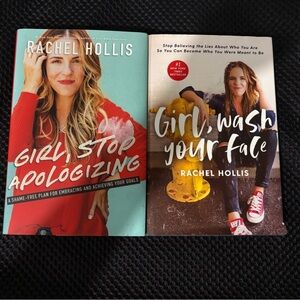 Rachel Hollis 2-Book Bundle - Girl, Wash Your Face & Girl, Stop Apologizing